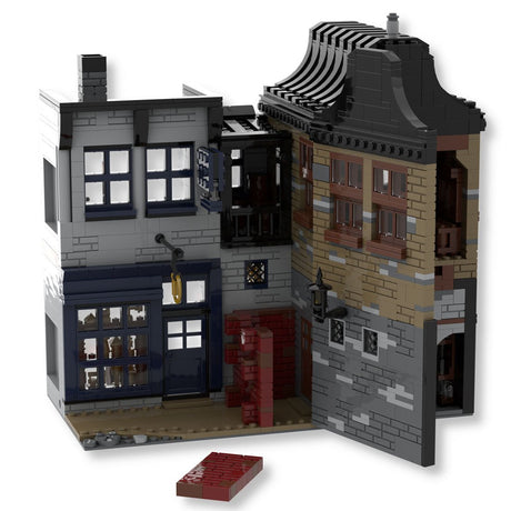 MOC - 55035 Magic Movie Scene Bar & Laden - LesDiy - Klemmbausteine