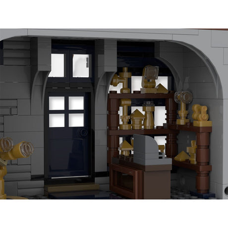 MOC - 55035 Magic Movie Scene Bar & Laden - LesDiy - Klemmbausteine