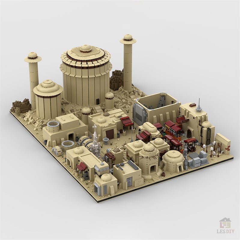 MOC - 56649 Modular Stadt Star Wars Tatooine - LesDiy - Klemmbausteine
