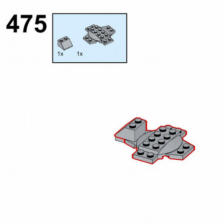 MOC - 57037 AT - TE Raumschiff Klemmbausteine - LesDiy - Klemmbausteine