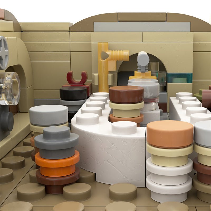 MOC - 57537 Micro Mos Eisley Cantina - LesDiy - Klemmbausteine