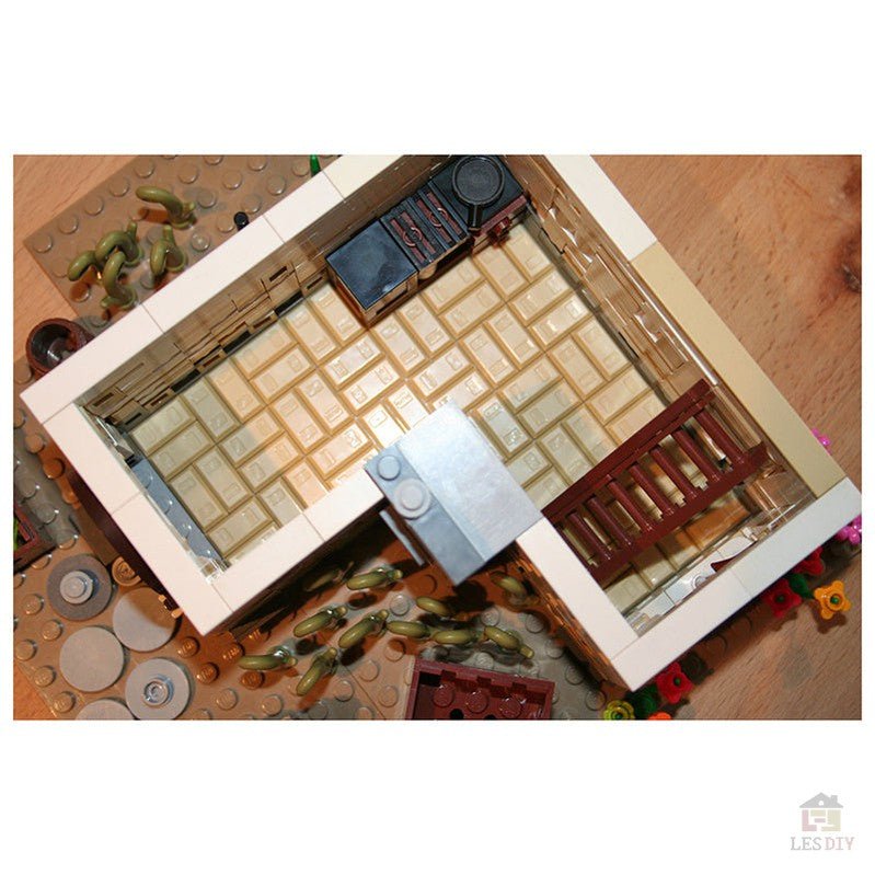 MOC - 58003 Mittelalterliches Bauernhaus - LesDiy - Klemmbausteine