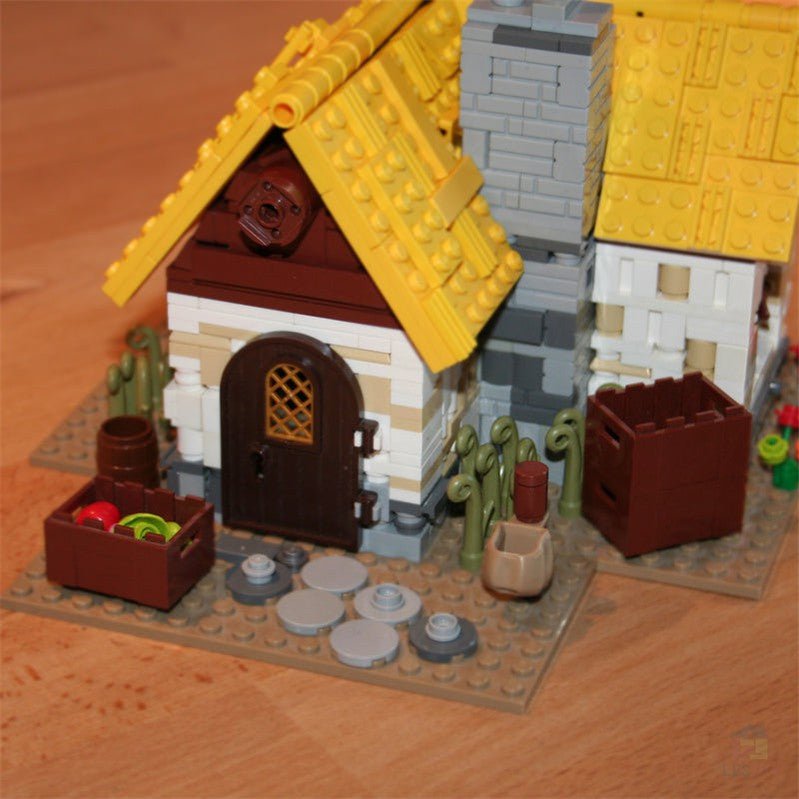 MOC - 58003 Mittelalterliches Bauernhaus - LesDiy - Klemmbausteine