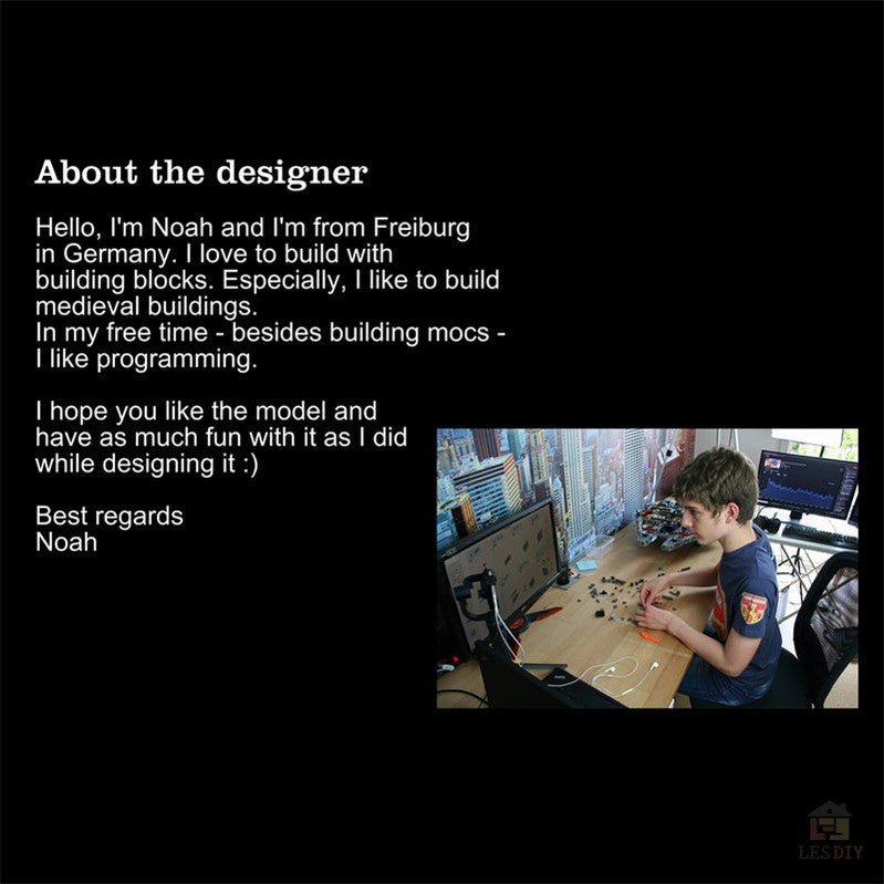 MOC - 58003 Mittelalterliches Bauernhaus - LesDiy - Klemmbausteine