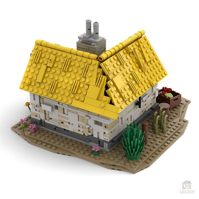 MOC - 58003 Mittelalterliches Bauernhaus - LesDiy - Klemmbausteine