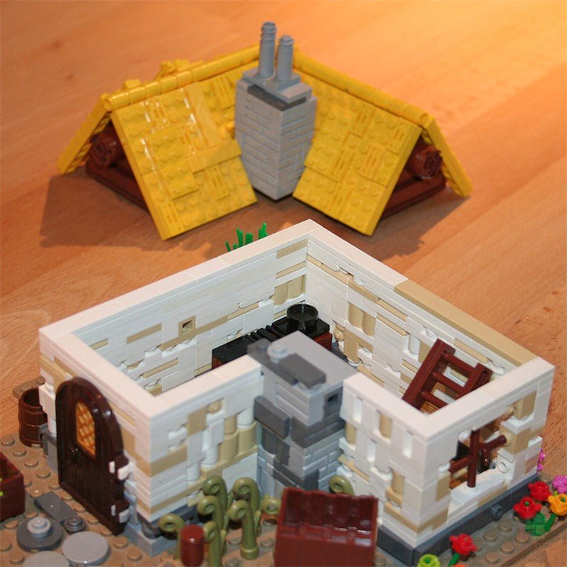 MOC - 58003 Mittelalterliches Bauernhaus - LesDiy - Klemmbausteine