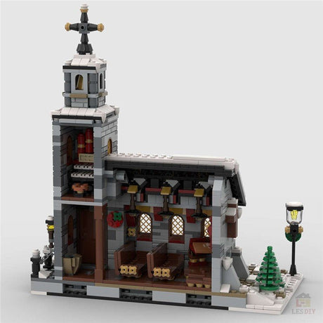 MOC - 58208 Kleine Winterkirche - LesDiy - Klemmbausteine
