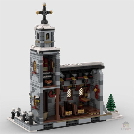 MOC - 58208 Kleine Winterkirche - LesDiy - Klemmbausteine