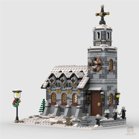 MOC - 58208 Kleine Winterkirche - LesDiy - Klemmbausteine