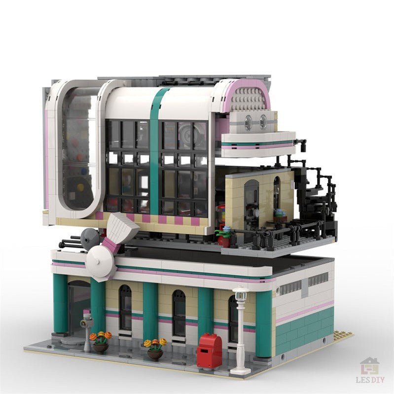 MOC - 58435 Jim's Bowling Alley & Diner Klemmbausteine - LesDiy - Klemmbausteine