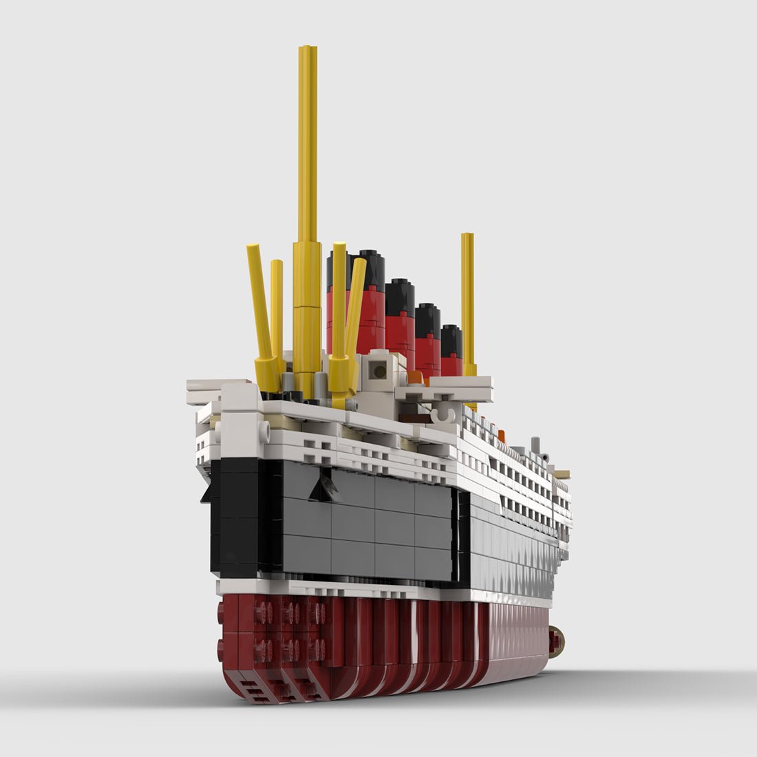 MOC - 58644 RMS Lusitania Bausteinboot Klemmbausteine - LesDiy - Klemmbausteine