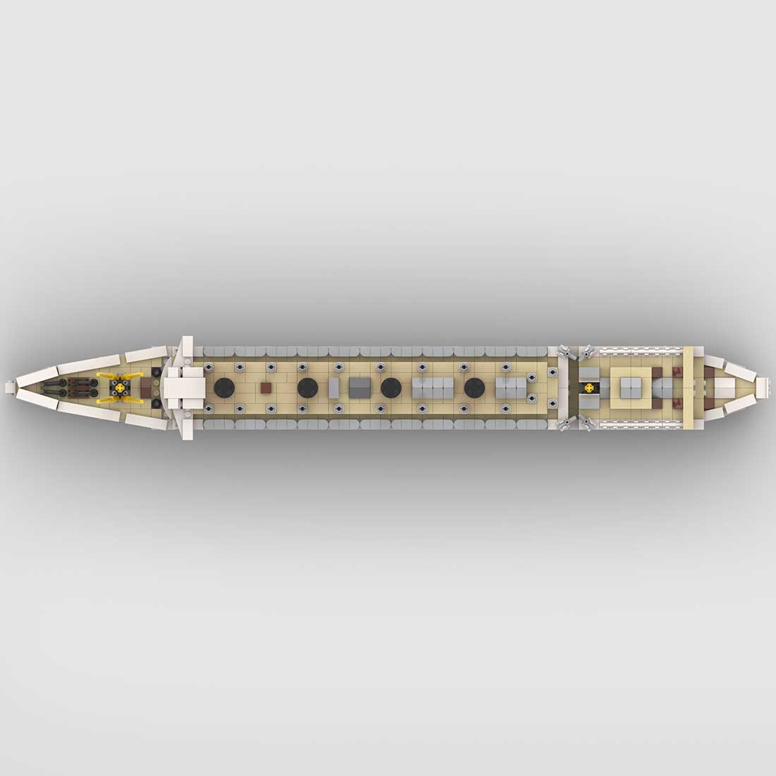 MOC - 59185 RMS Mauretania Bausteinboot Klemmbausteine - LesDiy - Klemmbausteine