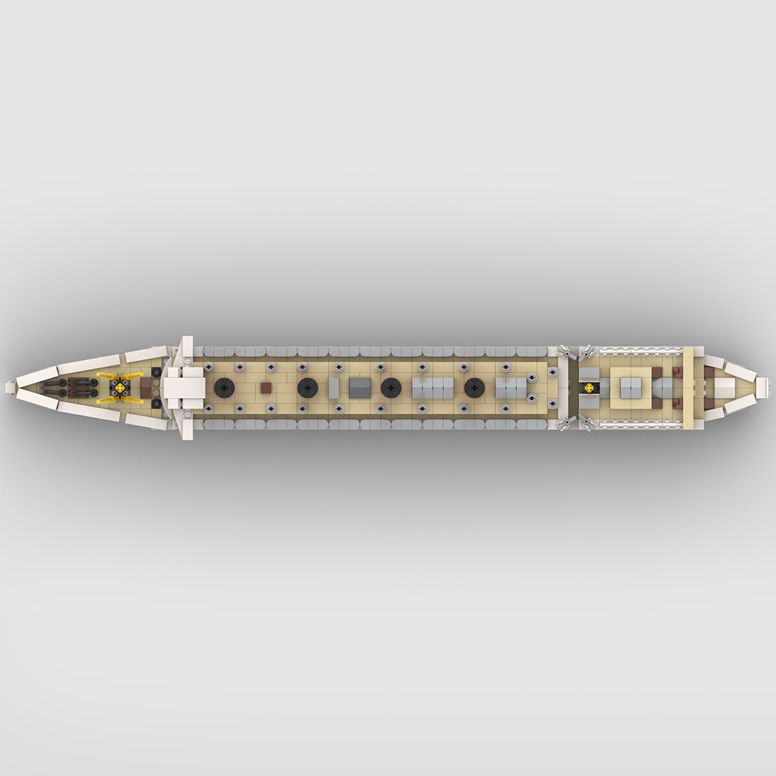 MOC - 59185 RMS Mauretania Bausteinboot Klemmbausteine - LesDiy - Klemmbausteine