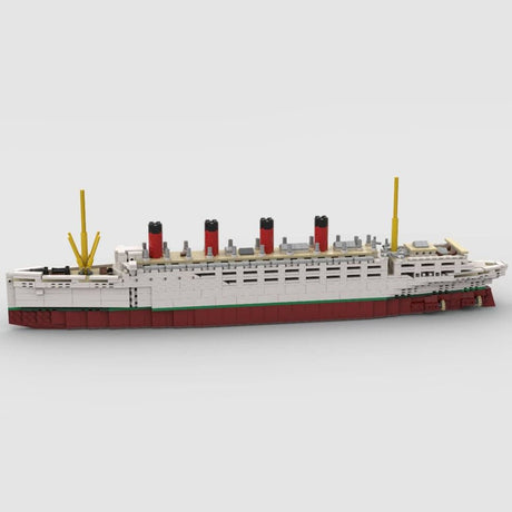 MOC - 59185 RMS Mauretania Bausteinboot Klemmbausteine - LesDiy - Klemmbausteine