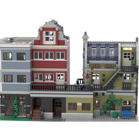 MOC - 59501 Modulares Gebäude – Sportartikelgeschäft Bausteine - Set Spielzeug - LesDiy - Klemmbausteine