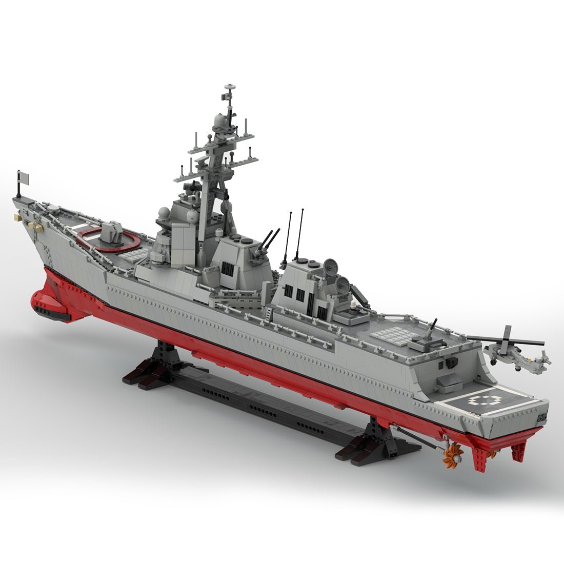 MOC - 60001 Arleigh Burke Destroyer Class IIA Klemmbausteine - LesDiy - Klemmbausteine