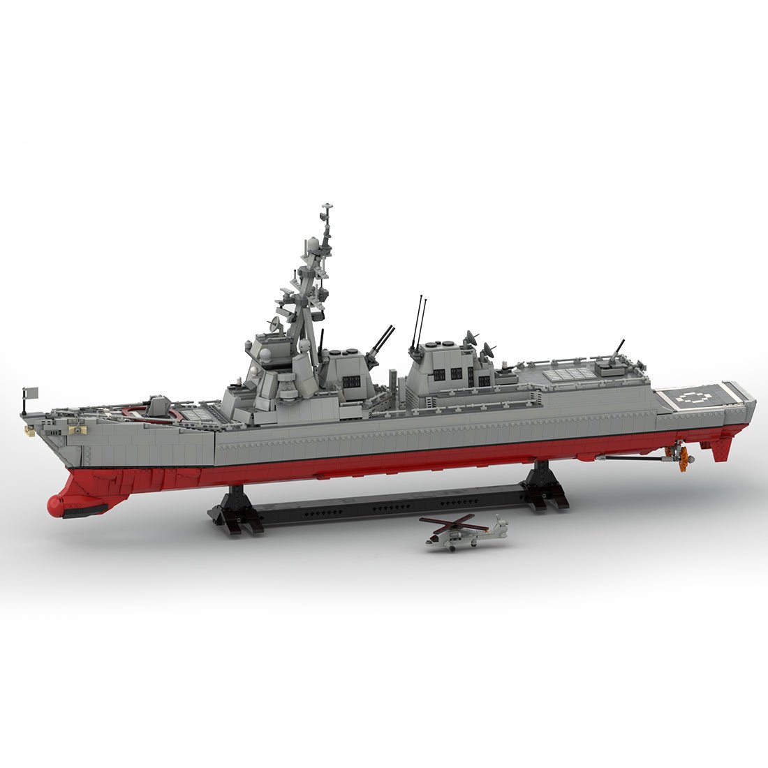 MOC - 60001 Arleigh Burke Destroyer Class IIA Klemmbausteine - LesDiy - Klemmbausteine
