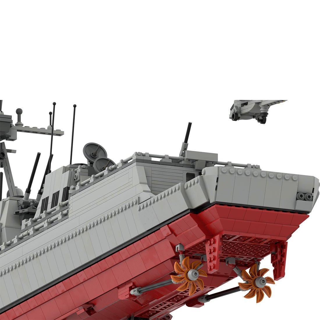 MOC - 60001 Arleigh Burke Destroyer Class IIA Klemmbausteine - LesDiy - Klemmbausteine