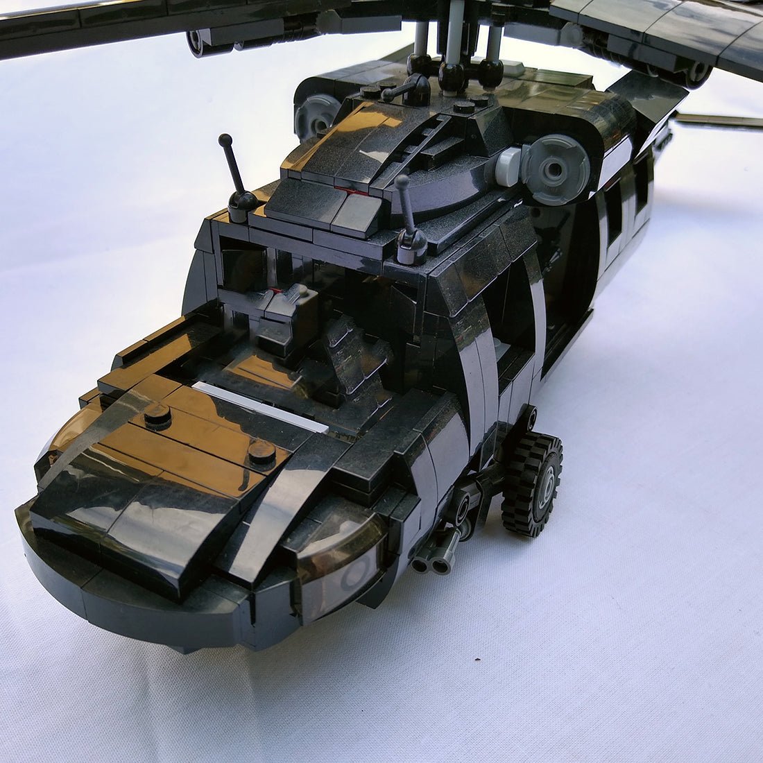 MOC - 60106 UH - 60 Black Hawk Hubschrauber Klemmbausteine - LesDiy - Klemmbausteine