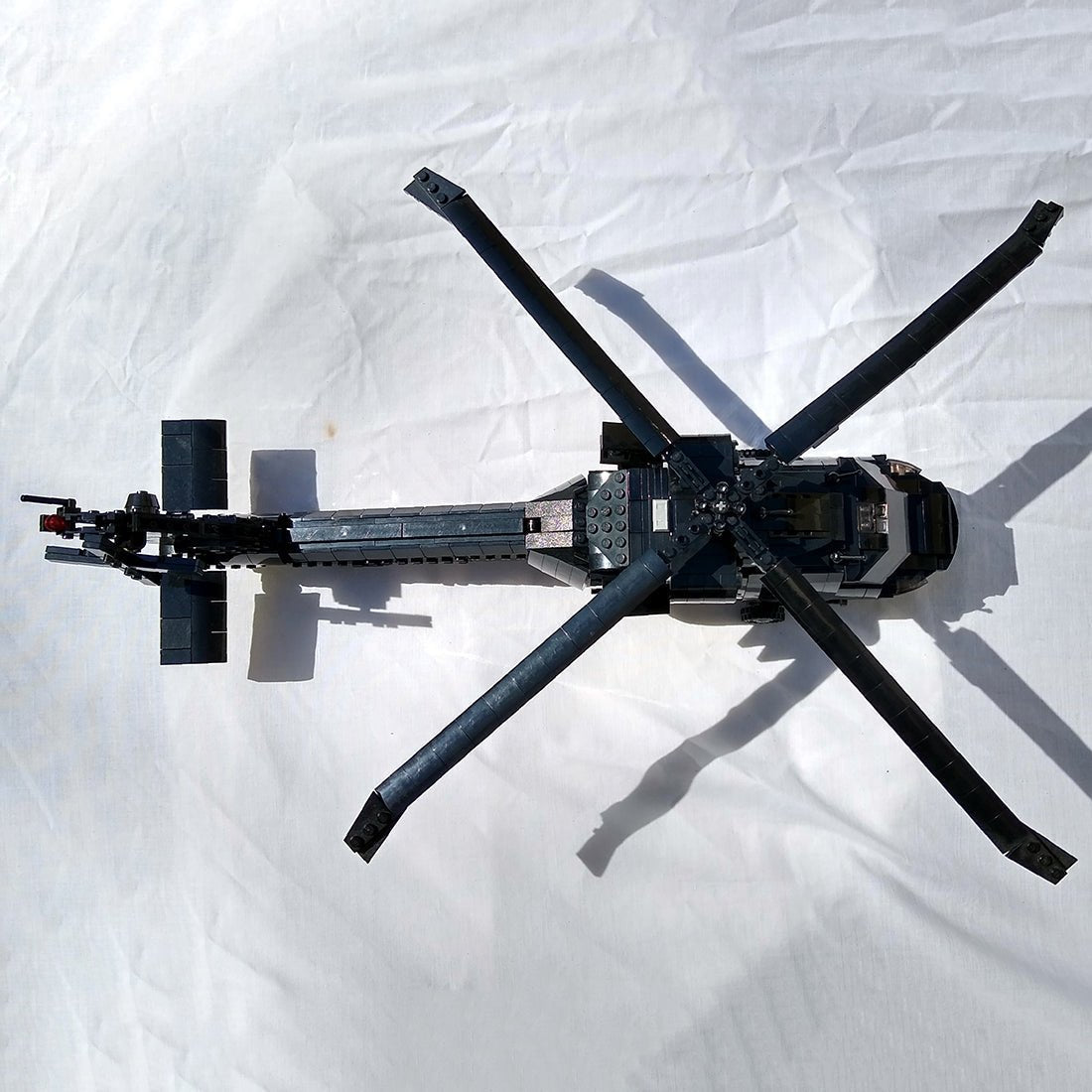 MOC - 60106 UH - 60 Black Hawk Hubschrauber Klemmbausteine - LesDiy - Klemmbausteine