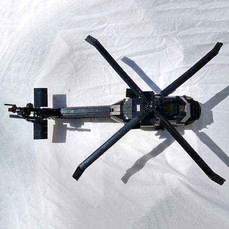 MOC - 60106 UH - 60 Black Hawk Hubschrauber Klemmbausteine - LesDiy - Klemmbausteine