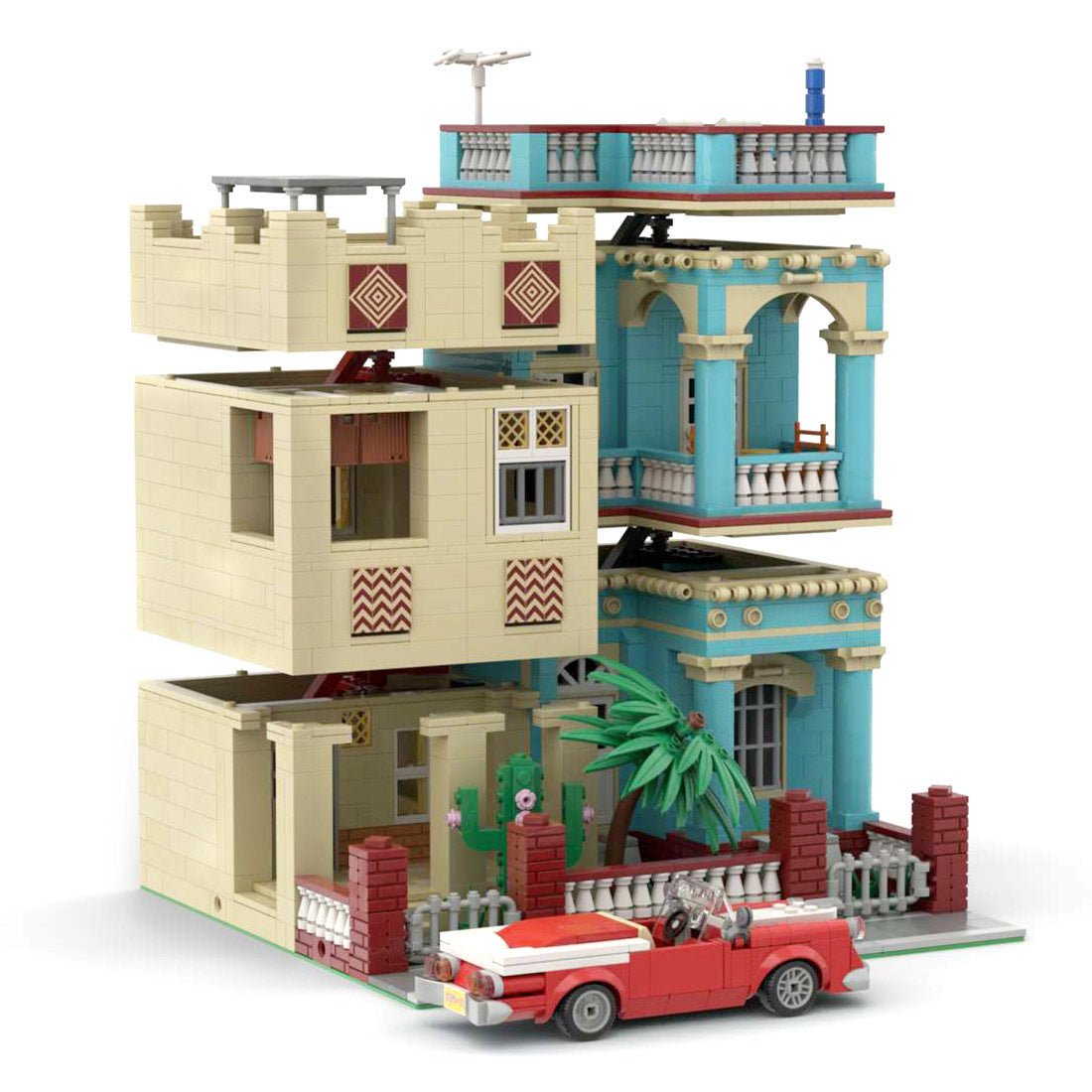 MOC - 60270 Havana Haus Klemmbausteine - LesDiy - Klemmbausteine