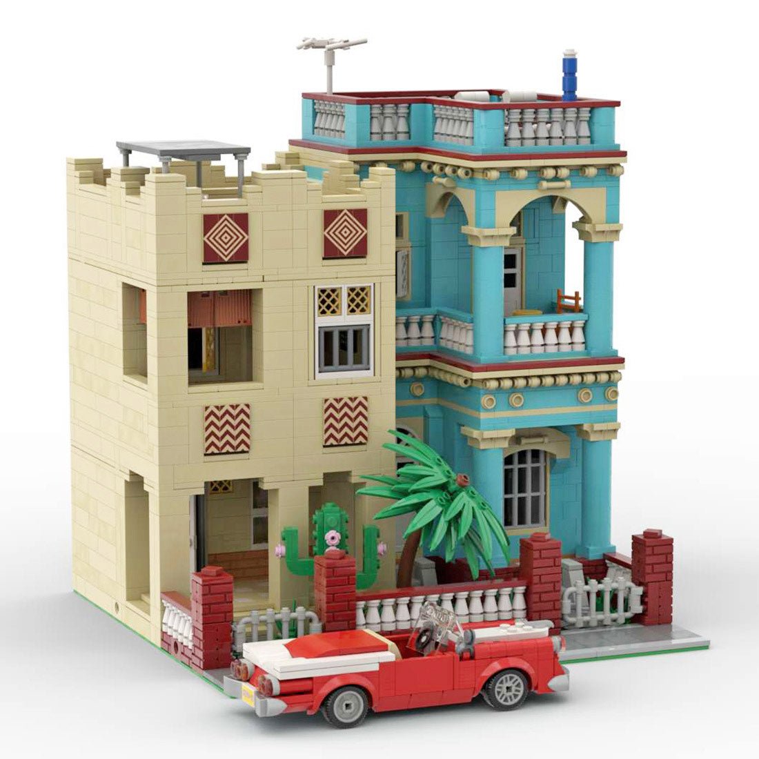 MOC - 60270 Havana Haus Klemmbausteine - LesDiy - Klemmbausteine