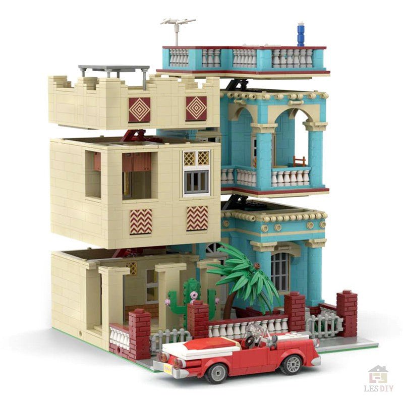 MOC - 60270 Havana Haus Klemmbausteine - LesDiy - Klemmbausteine