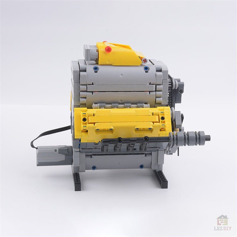 MOC - 60662 Crossplane V8 Klemmbausteine - LesDiy - Klemmbausteine