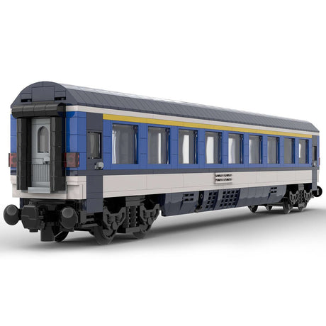 MOC - 61486 6wide Static Edition Tschechisches Personenwagenmodell 1. Klasse ohne gedruckte Teile und Figuren - LesDiy - Klemmbausteine