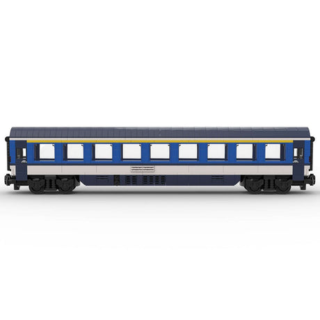 MOC - 61486 6wide Static Edition Tschechisches Personenwagenmodell 1. Klasse ohne gedruckte Teile und Figuren - LesDiy - Klemmbausteine