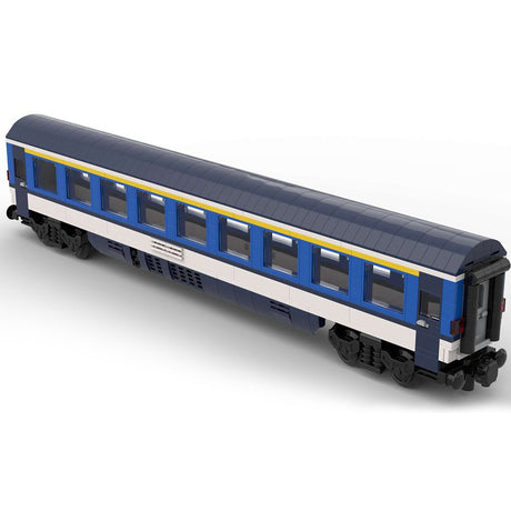 MOC - 61486 6wide Static Edition Tschechisches Personenwagenmodell 1. Klasse ohne gedruckte Teile und Figuren - LesDiy - Klemmbausteine