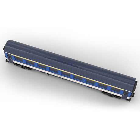 MOC - 61486 6wide Static Edition Tschechisches Personenwagenmodell 1. Klasse ohne gedruckte Teile und Figuren - LesDiy - Klemmbausteine