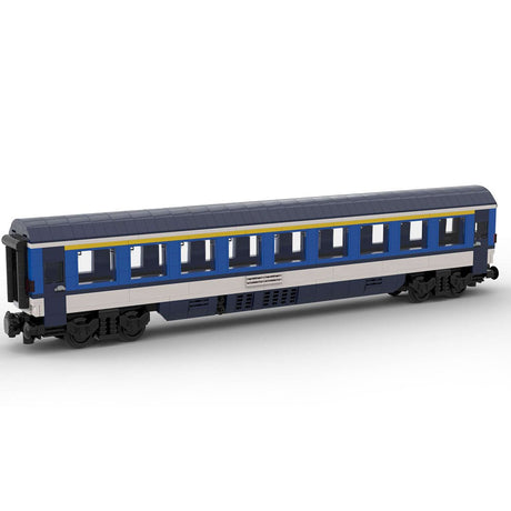 MOC - 61486 6wide Static Edition Tschechisches Personenwagenmodell 1. Klasse ohne gedruckte Teile und Figuren - LesDiy - Klemmbausteine