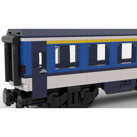 MOC - 61486 6wide Static Edition Tschechisches Personenwagenmodell 1. Klasse ohne gedruckte Teile und Figuren - LesDiy - Klemmbausteine