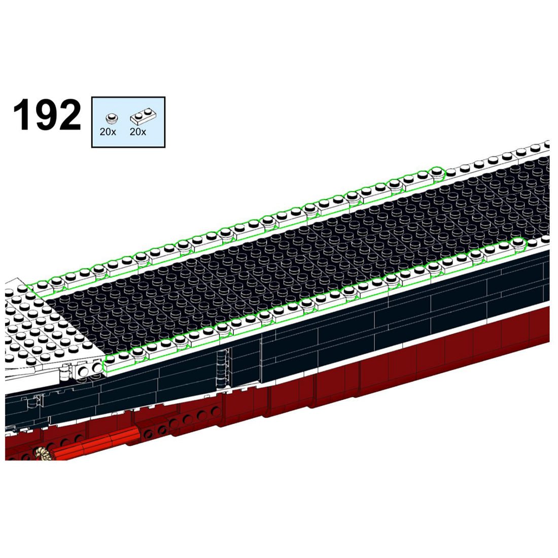 MOC - 61595 SS Normandie Bausteinboot Klemmbausteine - LesDiy - Klemmbausteine