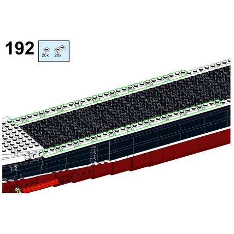 MOC - 61595 SS Normandie Bausteinboot Klemmbausteine - LesDiy - Klemmbausteine