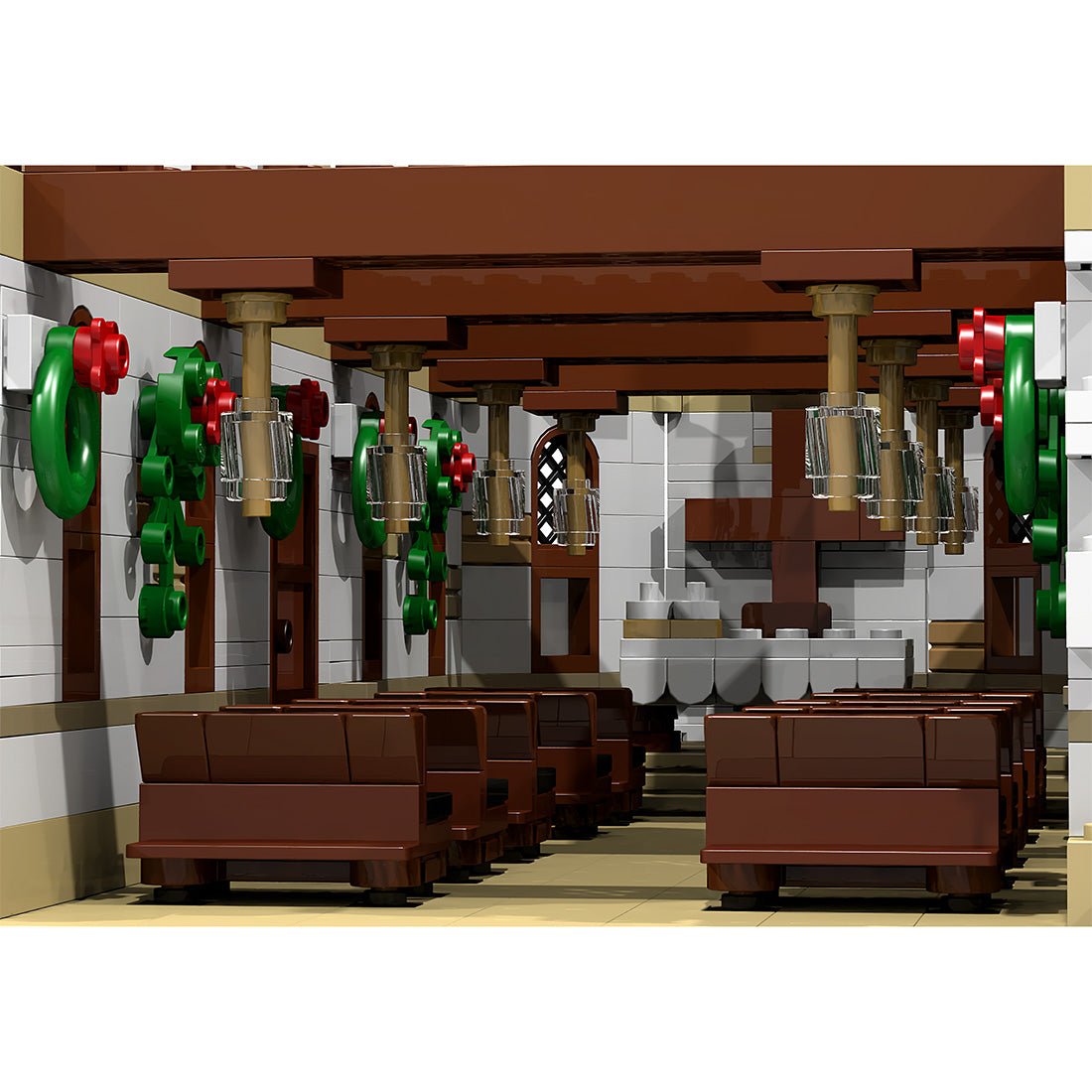 MOC - 6195 Winter Village Church Klemmbausteine - LesDiy - Klemmbausteine