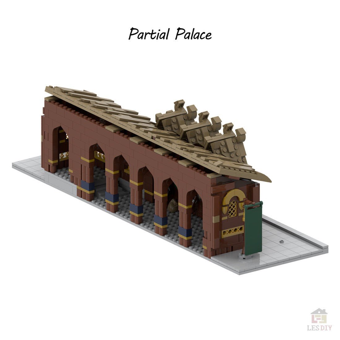 MOC - 62288 The Medusselde Palace Klemmbausteine - LesDiy - Klemmbausteine