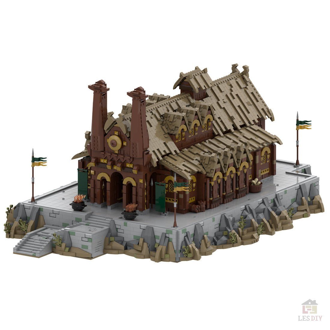 MOC - 62288 The Medusselde Palace Klemmbausteine - LesDiy - Klemmbausteine
