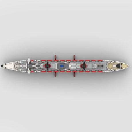 MOC - 62291 SS France Bausteinboot Klemmbausteine - LesDiy - Klemmbausteine