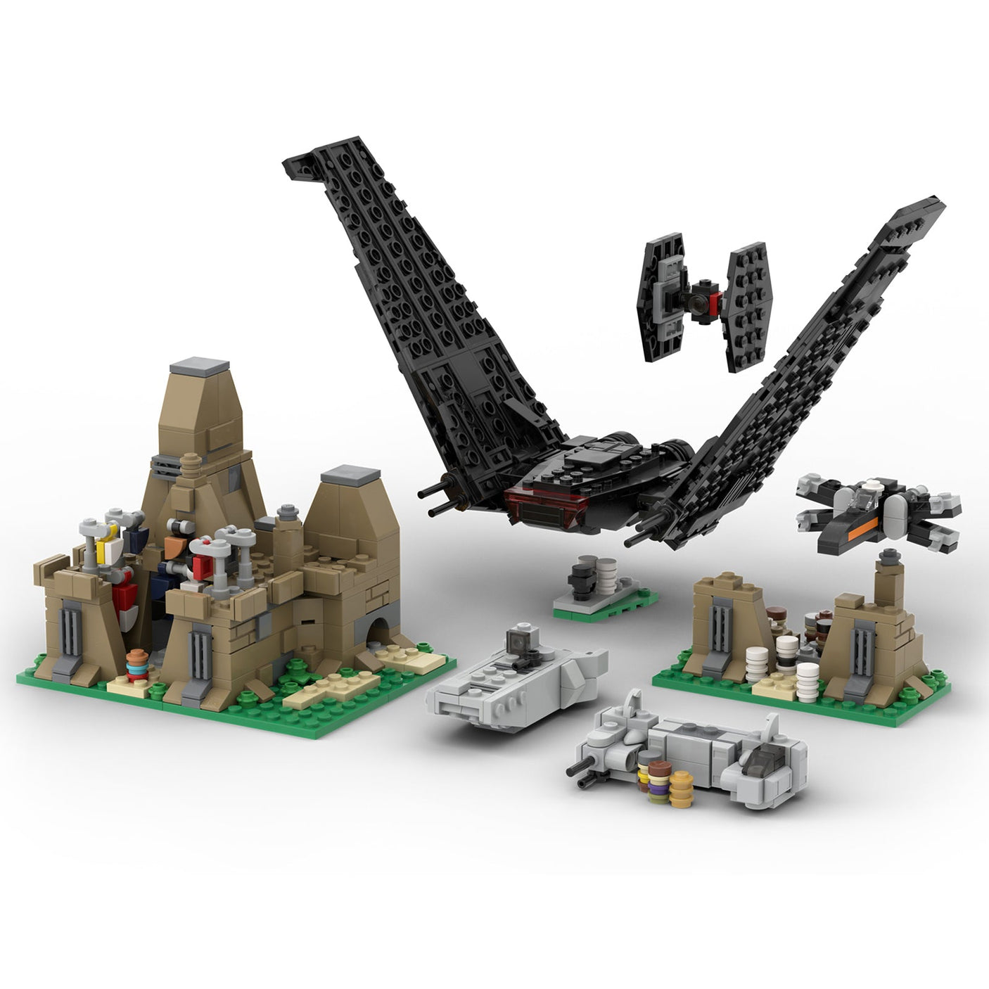 MOC - 63463 Micro Battle on Takodana Klemmbausteine - LesDiyproduct_type##