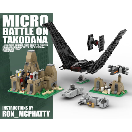 MOC - 63463 Micro Battle on Takodana Klemmbausteine - LesDiyproduct_type##