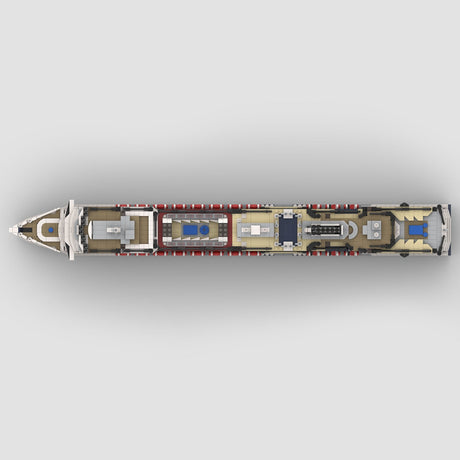 MOC - 64406 MS Koningsdam Bausteinboot Klemmbausteine - LesDiy - Klemmbausteine