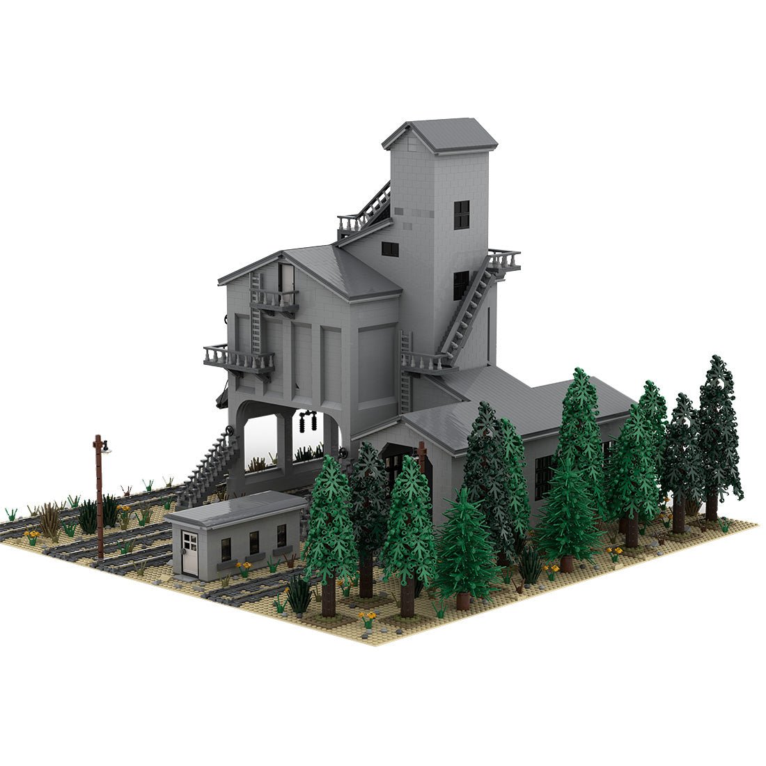 MOC - 64664 Modern Coaling Tower Klemmbausteine - LesDiy - Klemmbausteine