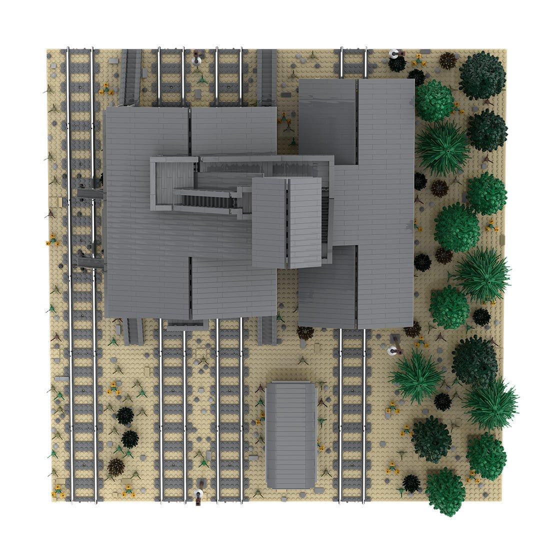 MOC - 64664 Modern Coaling Tower Klemmbausteine - LesDiy - Klemmbausteine