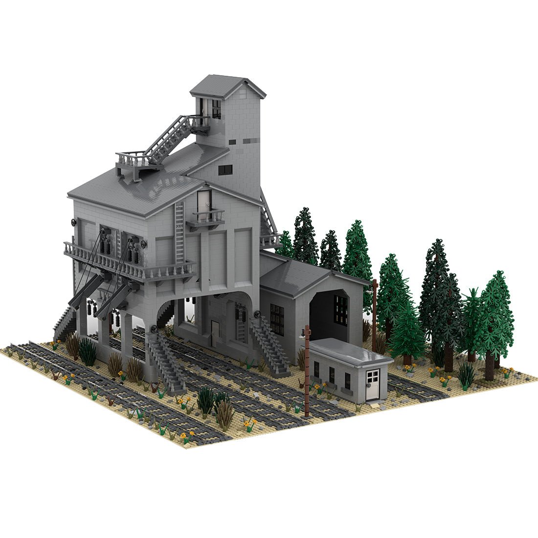 MOC - 64664 Modern Coaling Tower Klemmbausteine - LesDiy - Klemmbausteine