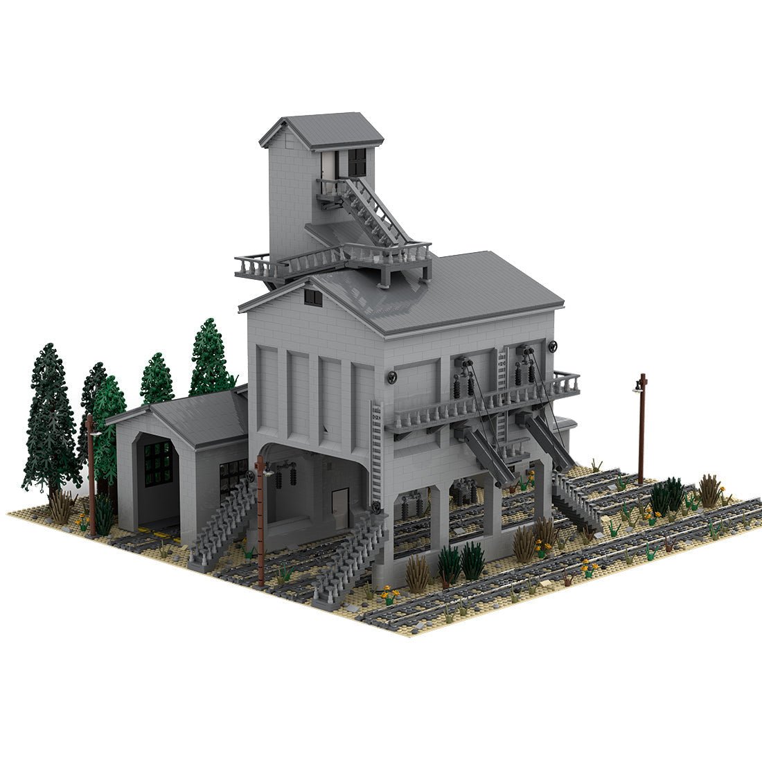 MOC - 64664 Modern Coaling Tower Klemmbausteine - LesDiy - Klemmbausteine