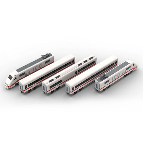 MOC - 64784 DB ICE 1 Klemmbausteine - LesDiy - Klemmbausteine