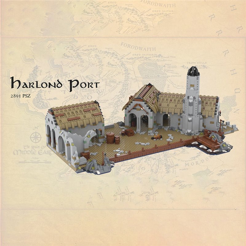 MOC - 65405 Hafen von Harlond - LesDiy - Klemmbausteine